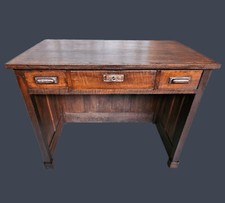 SCRITTOIO IN MASSELLO INTEGRO EPOCA XX SECOLO RESTAURATO