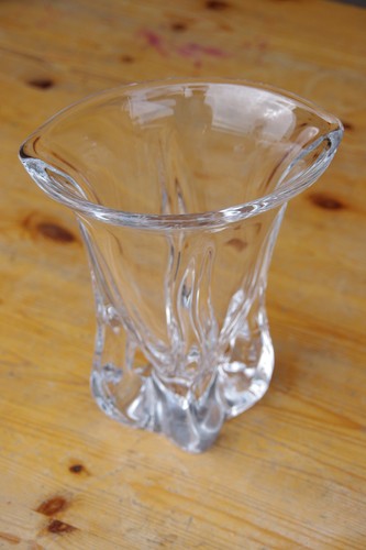 Antico vaso fiori vetro - antico, in