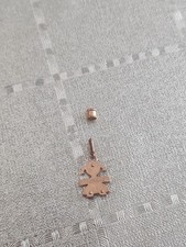 Pendente bambina Le bebè Oro Rosa   ( CAMILLA )