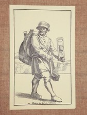 Pettini da lino e setacci Arti Bologna Tavola di Annibale Carracci 1646 Ristampa