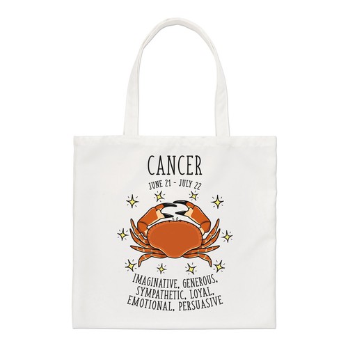 Borsa tote bag oroscopo - oroscopo, cancro