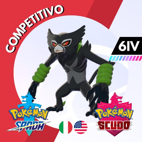 Zarude competitivo non shiny - competitivo, 6