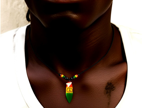 Collana denti squalo rasta - denti, di