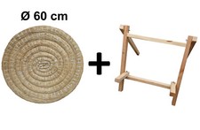 Tiro Con L'Arco Bersaglio di paglia Ø 60 cm + stand in legno