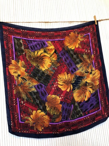 Foulard quadrato seta con - foulard,
