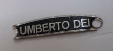 Patacchino in metallo  per sella bici bici epoca marcato UMBERTO DEI