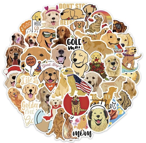 Adesivi golden retriever - golden,