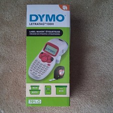 Etichettatrice portatile DYMO Letratag 100H, identifica, organizza, rosa, nuova con scatola, nuova con etichette