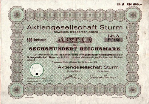 Società per azioni - , sturm