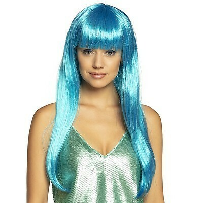 Parrucca sirena liscia con - sirena,