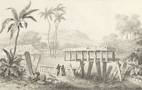 Tahiti altare atahourou - tahiti,