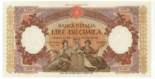 10000 lire capranesi - 10000,
