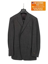 $1300 CORNELIANI Gray Textured