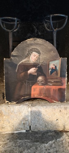 Antico dipinto religioso - , olio