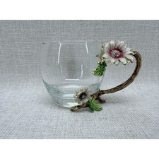 Tazza da tè in vetro con