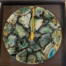 Orologio da parete in agata