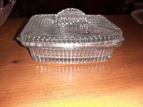 Vecchio portaoggetti vetro - portaoggetti, in