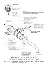 SCARICO LEOVINCE SBK TERMINALE  LV ONE OMOLOGATO TRIUMPH TIGER 800 XC 