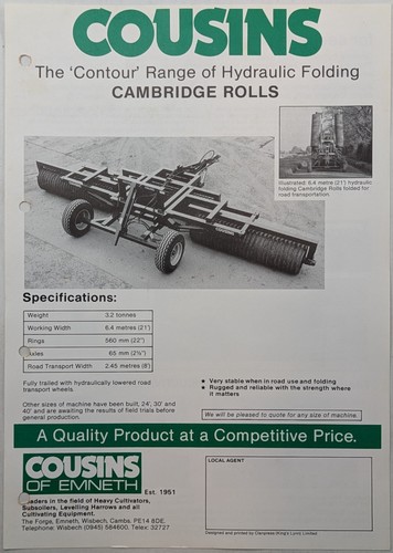 Brochure foglio singolo