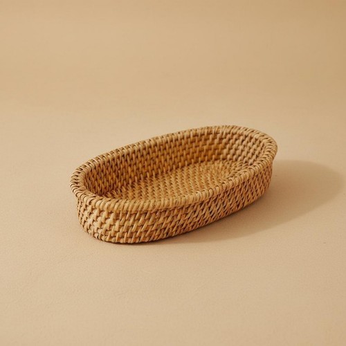 Portapane rattan fatto a - in,
