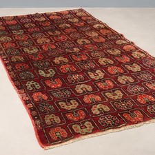 Tappeto Melas Antico Lana Nodo Grosso Manuale Turchia 220 x 123 cm Originale