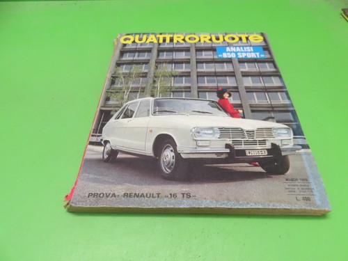 Rivista vintage quattroruote - vintage,