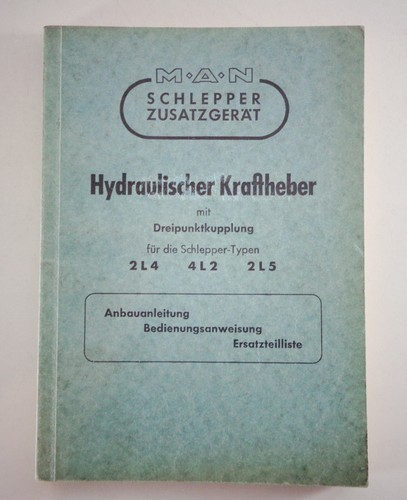 Manual and parts - and, catalog