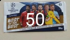 lotto 50 booster bustine best of the best 2020 21 card topps