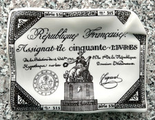 FORNASETTI FRANCESE BANCONOTA