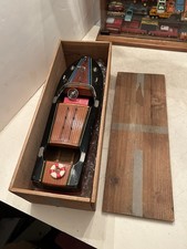 RARO Vintage 18" ITO TWIN MOTOR Modello Speedster Barca in Legno a Batteria SCATOLA