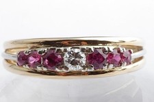 Anello in oro giallo 750 18