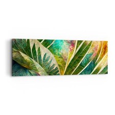 Quadro su Tela 90x30cm Fiori