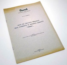 ETERNIT NOTE SUL CALCOLO
