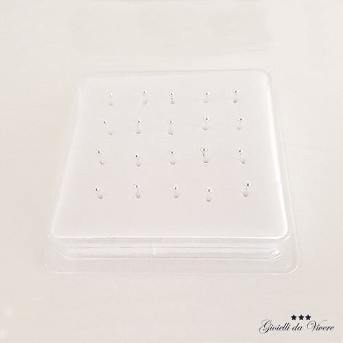 20x piercing argento - 20x,