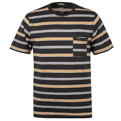 Volcom bongo crew shirt - bongo, nera