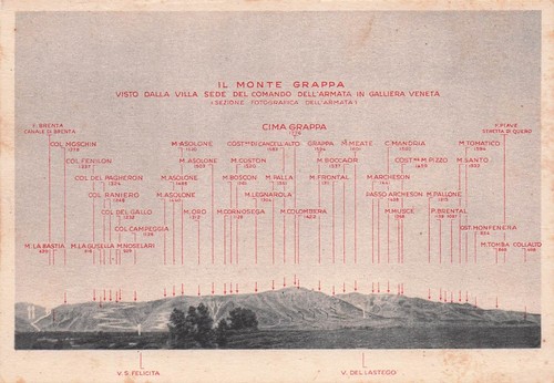 B1675 monte grappa - monte,