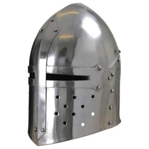 Steel sugar loaf helmet - steel,