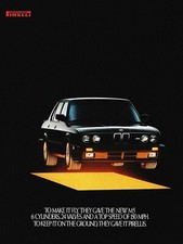 BMW M5 Pirelli poster