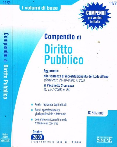 Compendio diritto pubblico - di,