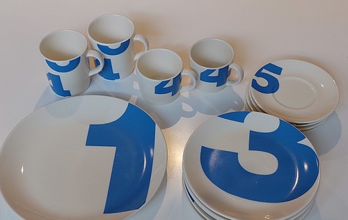 Set colazione tazze con - 4,