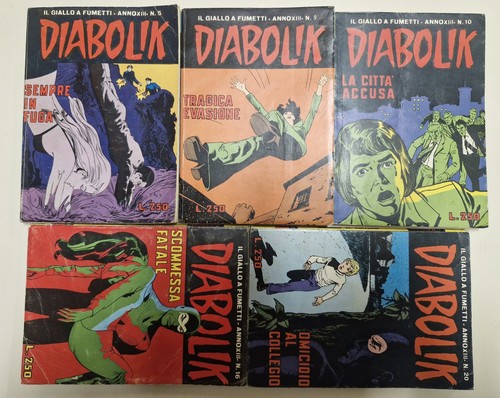 Lotto diabolik anno - lotto, xiii