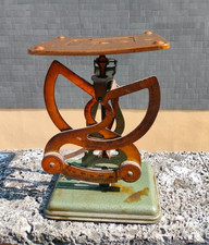 BILANCIA POSTALE ANTICA DI PRECISIONE COLUMBUS BILATERAL IN OTTONE - DA RIPARARE