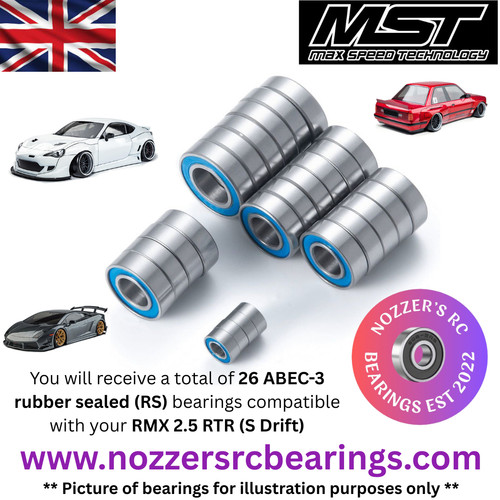 Kit cuscinetti completo mst - cuscinetti,