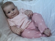 Bambola bambina Reborn ~ capelli dipinti ~ lunghezza 24"!!