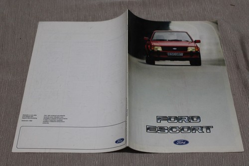 Depliant ford escort - depliant, 1982
