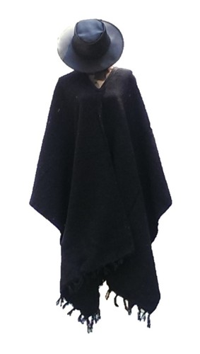 Poncho nero sharpshooter clint - poncho,