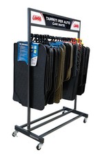 Espositore con ruote per