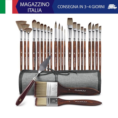 Set pennelli pittura acrilica - pennelli,