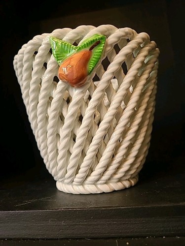 Cesto portafiori ceramica - cesto, in