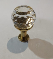 POMELLO PER MOBILI ORO LUCIDO CON STRASS SWAROVSKI PIGNATELLI